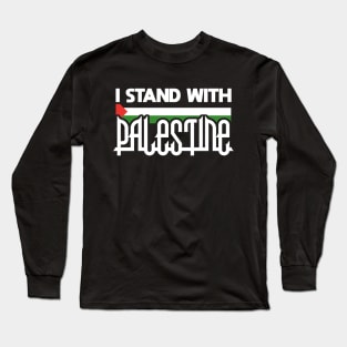 I Stand With Palestine Long Sleeve T-Shirt